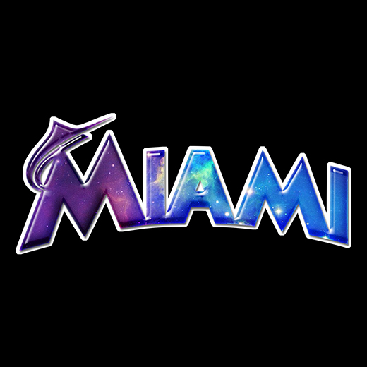 Galaxy Miami Marlins Logo vinyl decal